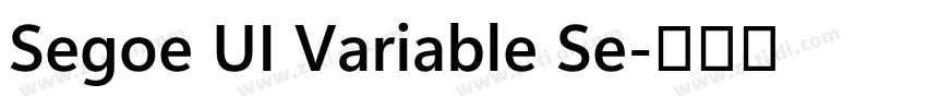 Segoe UI Variable Se字体转换